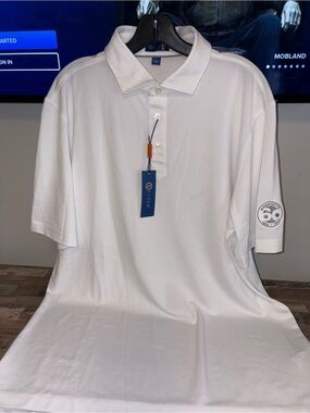 Stitch Men’s White Performance Polo
